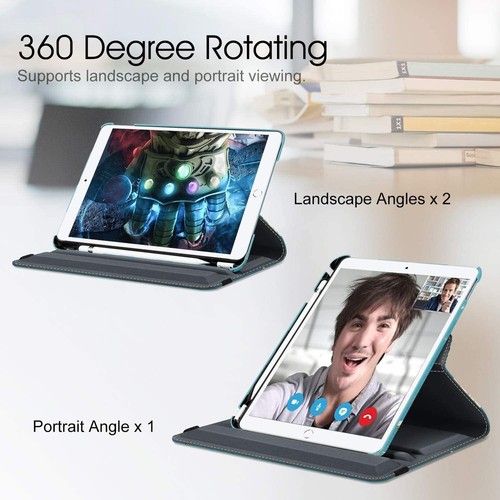 Fintie Rotating Case For iPad Pro 10.5'' 2017 Stand Cover with Pencil Holder - Picture 4 of 27