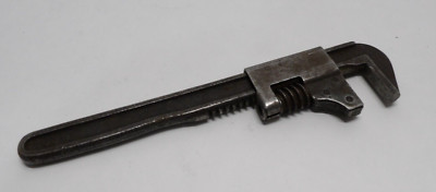 Antique Vlchek 9 in AUTO Adjustable Pipe Wrench Made In USA