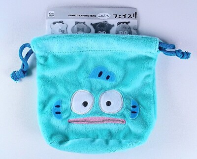 Hangyodon Sanrio Figuren flauschiges Gesicht Kordelzug Beutel aus Japan