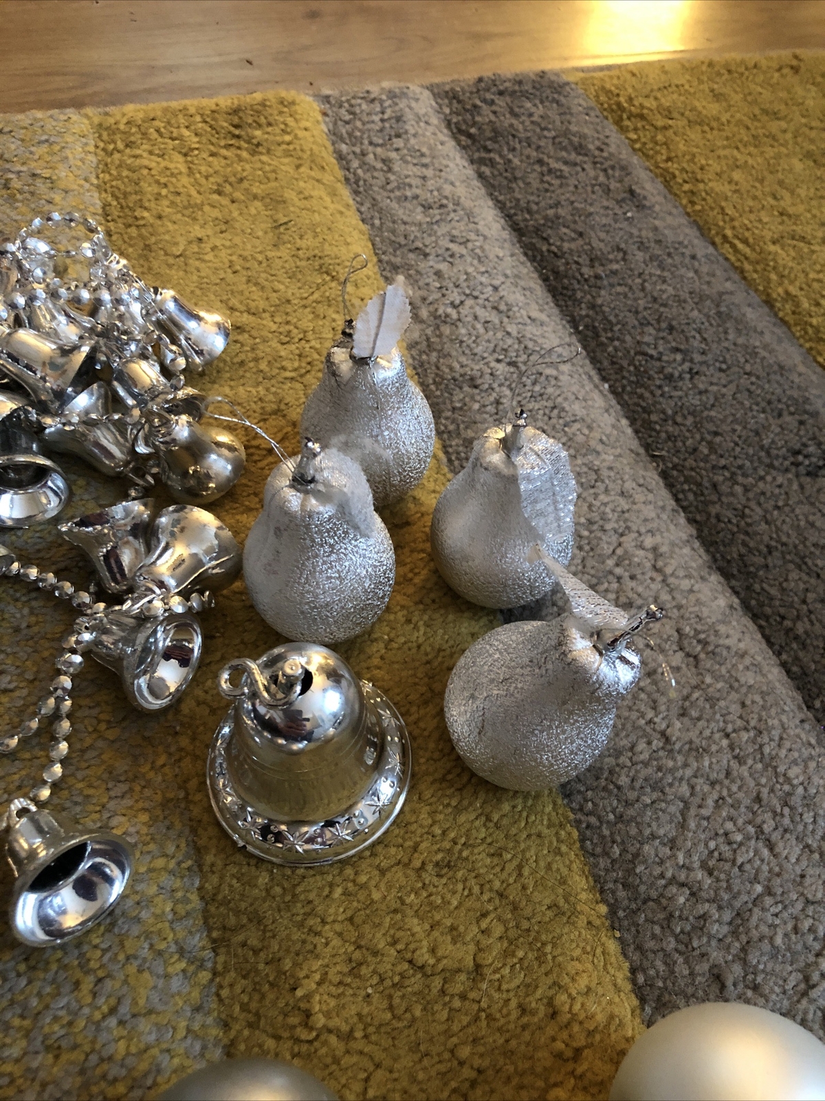 🌲 Bundle Silver Christmas Tree Decorations eBay