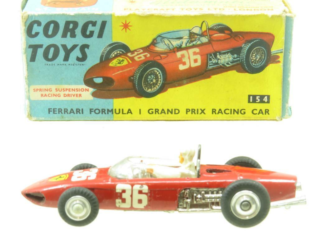 Corgi Toys 154 Ferrari Formula 1 Grand Prix Racing Car Original Boxed