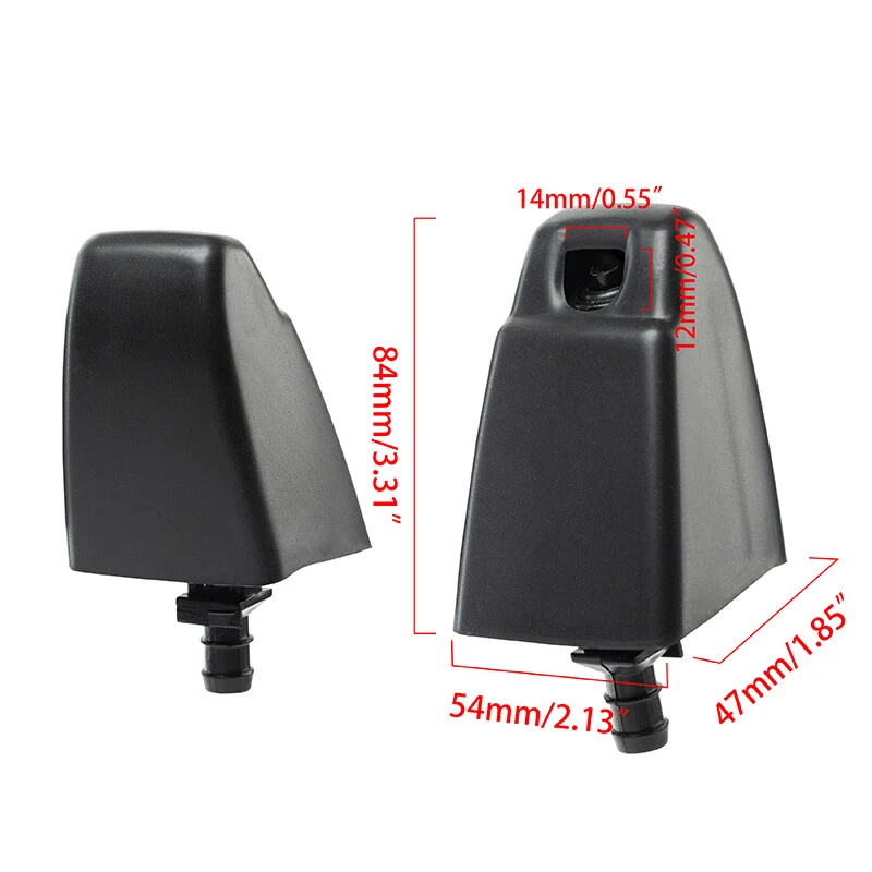 2X Lavadora de faros laterales para parachoques delantero izquierdo derecho apta para Lexus LX470 1998-2007 Foto 2 de 4