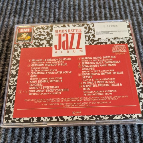 Simon Rattle The Jazz Album CD Harvey and the Wallbangers Michael Collins - Imagen 3 de 3