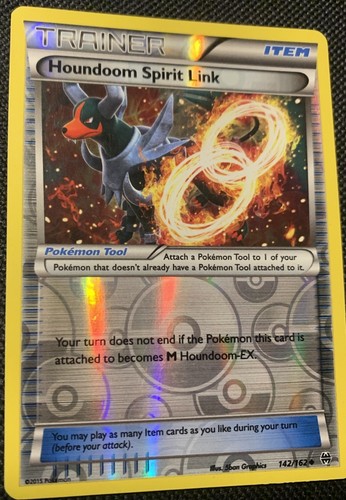 Houndoom Spirit Link Reverse Holo Uncommon XY - BREAKthrough 142/162 - Picture 2 of 7