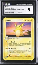 CGC 9 MINT Raichu 13/95 EX Team Magma Vs Aqua Pokemon Card on eBay
