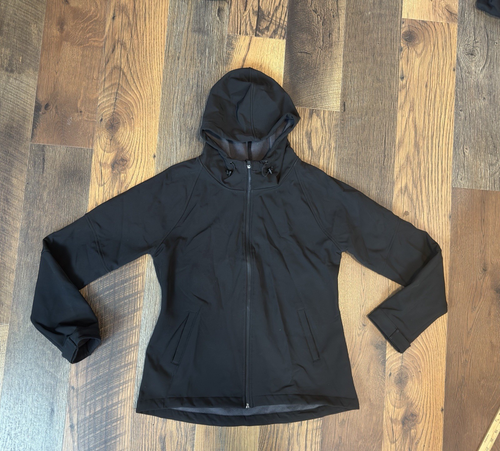 Fabletics Salma Hardshell Black Jacket L - image 1