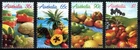 Australia - Native Fruit Set MNH 1987 Mi. 1019-1022
