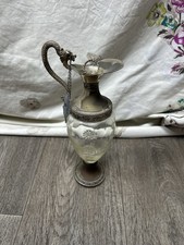 Vintage Italienische Glas Drachen Kanne Dekanter Destillerie Knopf - 26,5 cm hoch