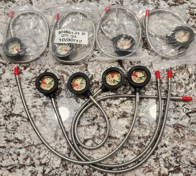 #ad New Old Stock Scott 4500 Pressure gauge w 24quot; Line Assembly PN 804851 01 SCBA $99.95