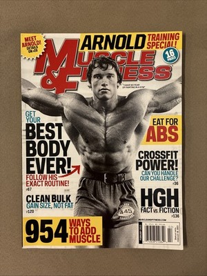 Muscle & Fitness Bodybuilding Magazine / Arnold Schwarzenegger / 02-13