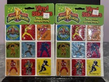 NWT Vintage Mighty Morphin Power Rangers Stickers - 2 Packs