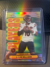 2025 Topps Chrome Football - Caleb Williams #PP-7 -Power Players Bears REFRACTOR