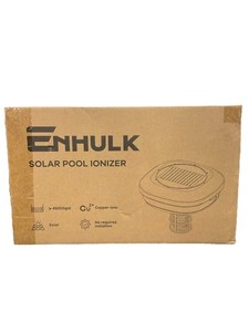 Enhulk Solar Pool Ionizer w/ 25mm Copper Anode For Above Ground & Inground Pools