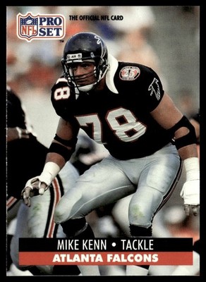 1991 Pro Set Mike Kenn Atlanta Falcons #437