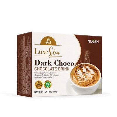 Schokoladen-Instantkaffee 100 g   Luxe Slim Dark Black Coffee Smooth