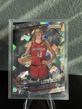2025 Panini Prizm WNBA - Rookie Variation Lucy Olsen #145 Ice Prizm (RC)
