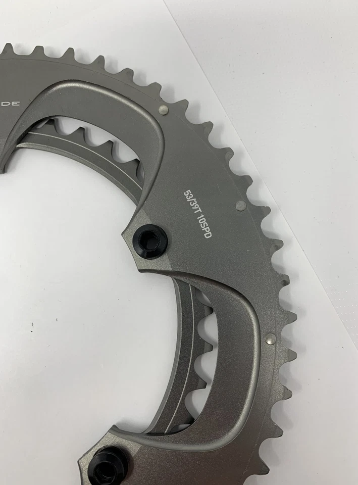 SRAM Powerglide 53/39T 130 BCD 10 Speed Chainring - New Take Offs - Image 2 of 4