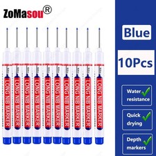 Long Thin Nib Permanent Marker Pen 20mm Reach Deep Hole Fine Tip
