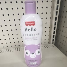 Fisher-Price Hello Bathtime Baby Lotion Paraben Free Dye Free 10 fl oz 296 ml 