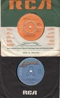 PACK of 2 UK ELVIS PRESLEY 45s *IF YOU TALK IN YOUR SLEEP & IT'S ONLY LOVE* R&R