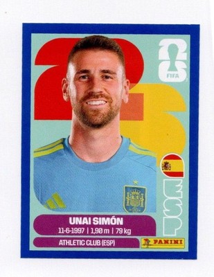 2026 Panini FIFA World Cup Stickers #ESP2 Unai Simon Blue