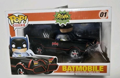 Funko Pop! Rides: DC Universe - Batmobile #01 Batman Classic TV Series NIB OOP
