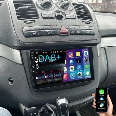 4+64G DAB+ Für Mercedes Benz Viano Vito 2 W639 Autoradio Android15 GPS RDS FM BT