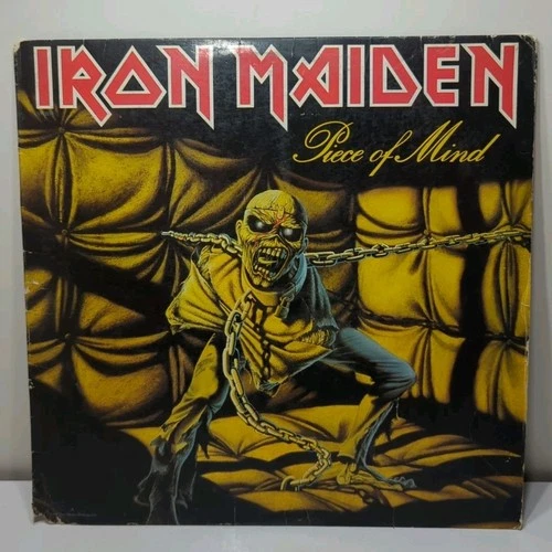 ✨VINTAGE✨ Iron Maiden Piece Of Mind 1983 Vinyl Record ST-12274 Capital Records