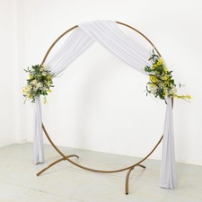 18 ft WHITE 4-Way Stretch Spandex Divider Backdrop Curtain Party Wedding