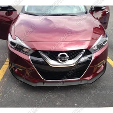 For 2016-2018 Nissan Maxima GT-Style Black Front Bumper Body Kit Spoiler Lip