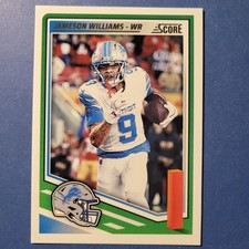 2025 Score #134 Jameson Williams Scorecard