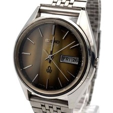 Seiko Quartz QT 3803-7090 Brown Gradient Dial Vintage 1974 Watch Japan
