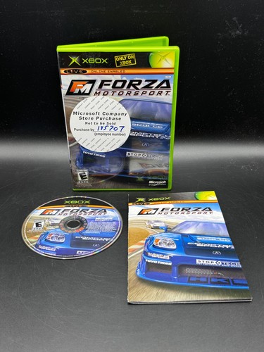 Forza Motorsport Microsoft Xbox CIB komplette Mitarbeiter Kopie funktionstüchtig