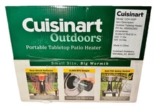 Cuisinart Portable Propane Tabletop Patio Heater 11,000 BTUs - NEW