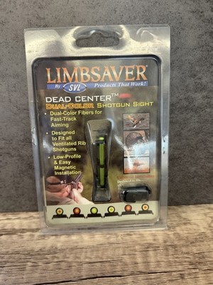 Limbsaver Dead Center Dual Color Shotgun Sight #12203 Y/G