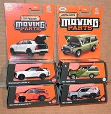 Matchbox Moving Parts RANGE ROVER, CADILLAC, LEXUS GX & TOYOTA SEQUOIA  LOT 4