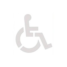 Wheelchair Parking Stencil Flexible Accessible Parking Stencil Thin