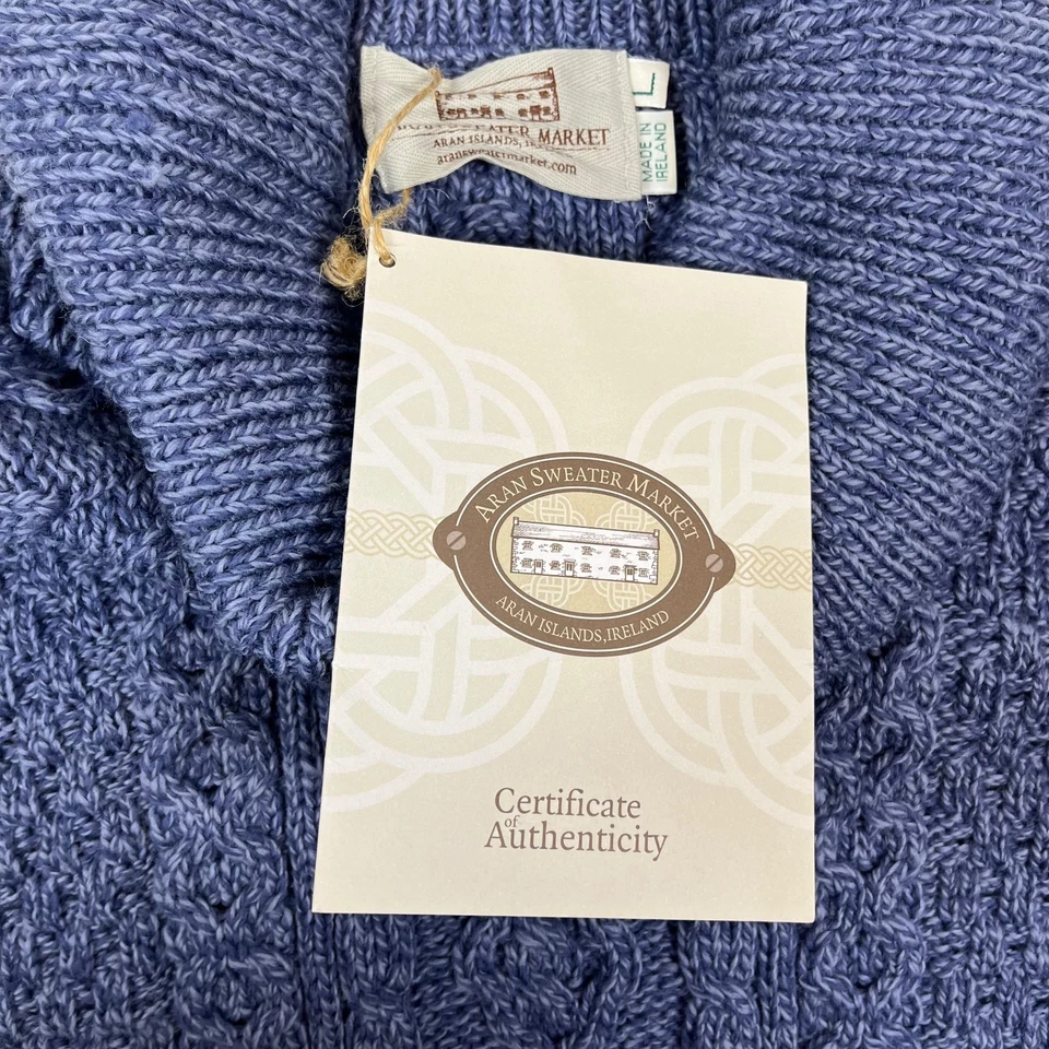 Aran свитер рынка Super мягкий Cсова Neck пуловер женщин большой рыбак новый с Ярлыками - Изображение 3 из 4