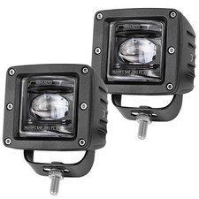 2pcs 3 Inch Sae Led Pods Fog Lights Off Road Driving Lights 3inchwhite Sae