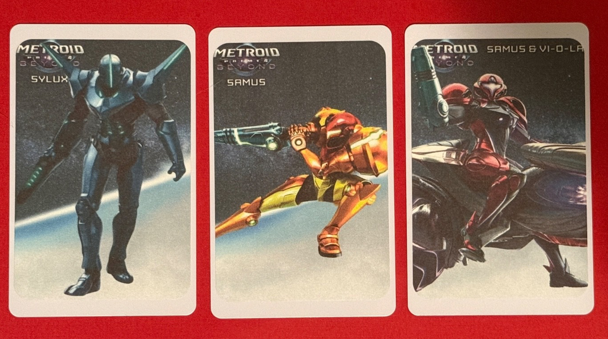 Metroid 4 Beyond Sylux / Samus / Samus & Vi-O-La Set Of Thee