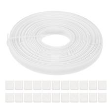 15 Yard 10mm Wide Polyester High Density Corset Boning with 60 Pcs End Cap,Beige