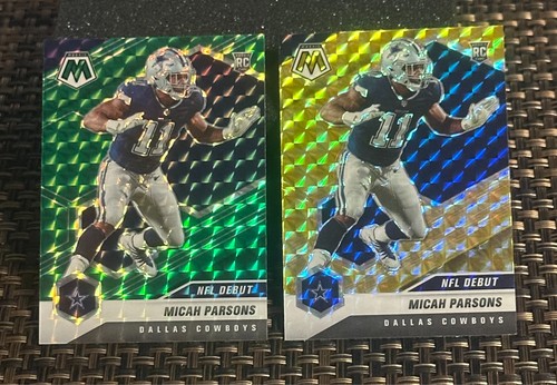 Micah Parsons 2021 Donruss Optic Rated Rookie Prizm RC (15 card mixed RC lot) - Picture 20 of 24