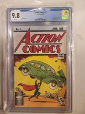 Action Comics #1 (1988) CGC 9.8 NM/MT WHITE Pages 50¢ Direct Anniversary Reprint
