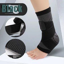 Compression Ankle Brace Support Sleeve Plantar Fasciitis Pain Relief Foot Wrap