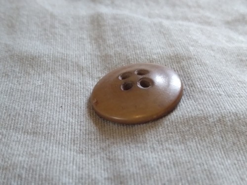 Antique Rare Concentric Circles Mesh Design Vegetable Ivory Button. - Picture 10 of 12