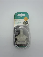 Nanobebe Silicone Bottle Nipples Fast Flow 6m+ Extra Soft 2 Pack New