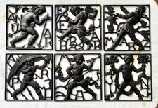 Kunstguss 12 Monate,nach Heinrich Moshage, Lauchhammer