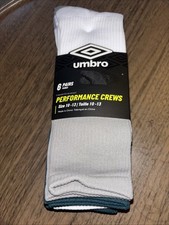 UMBRO 6 PAIRS PERFORMANCE CREW SOCKS BF40402390