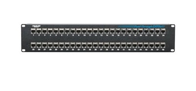 Black Box 48-Ports CAT5e Panel 2U Shielded Through Patch JPM806A-R2