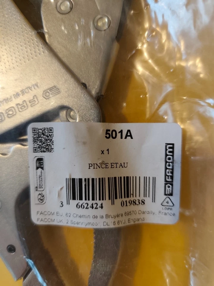pince etau FACOM 501 A sous blister - Photo 2/4